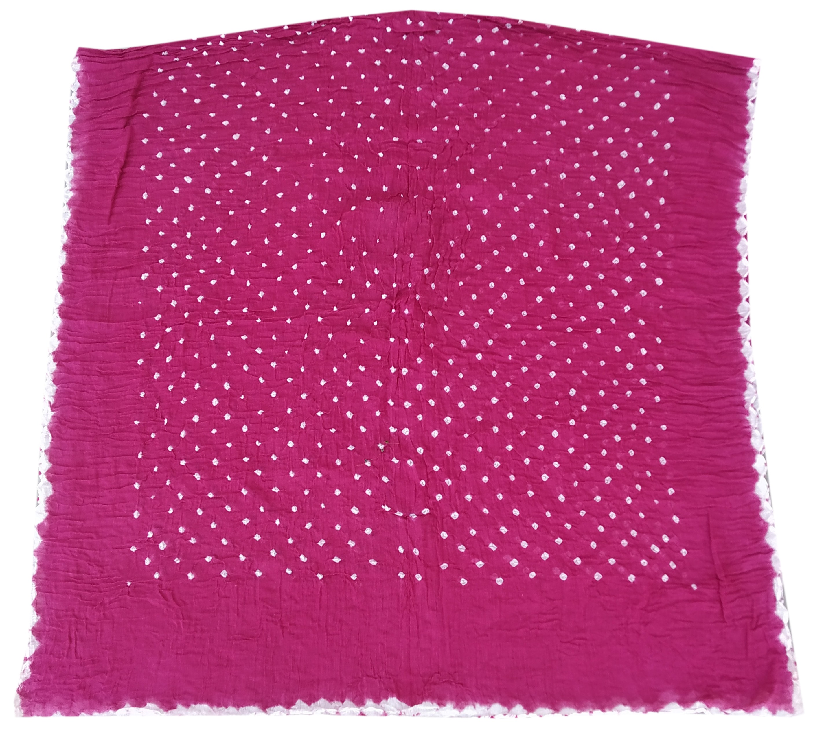 Dark Pink Bandhani Dress - AHVAN Handicrafts