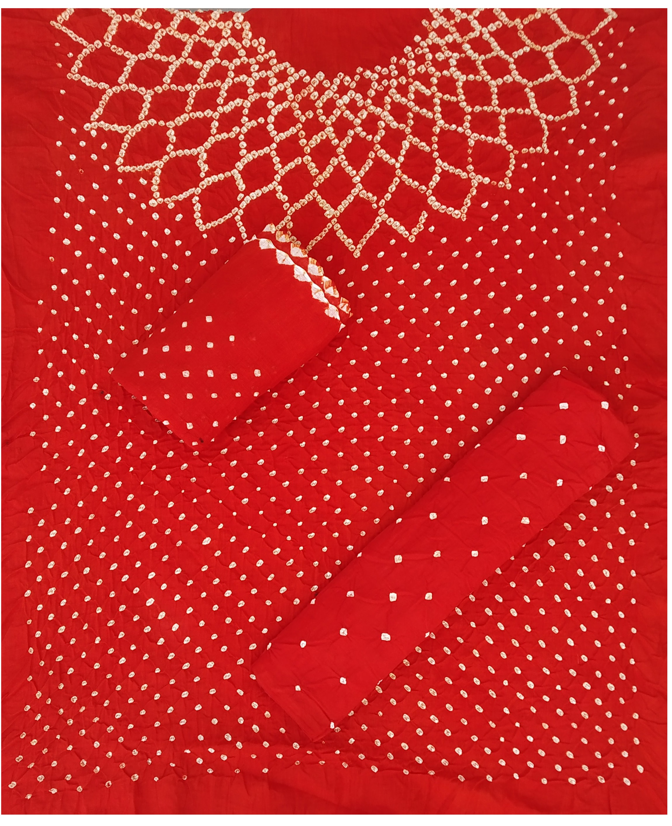 Orange Bandhani Dress - AHVAN Handicrafts