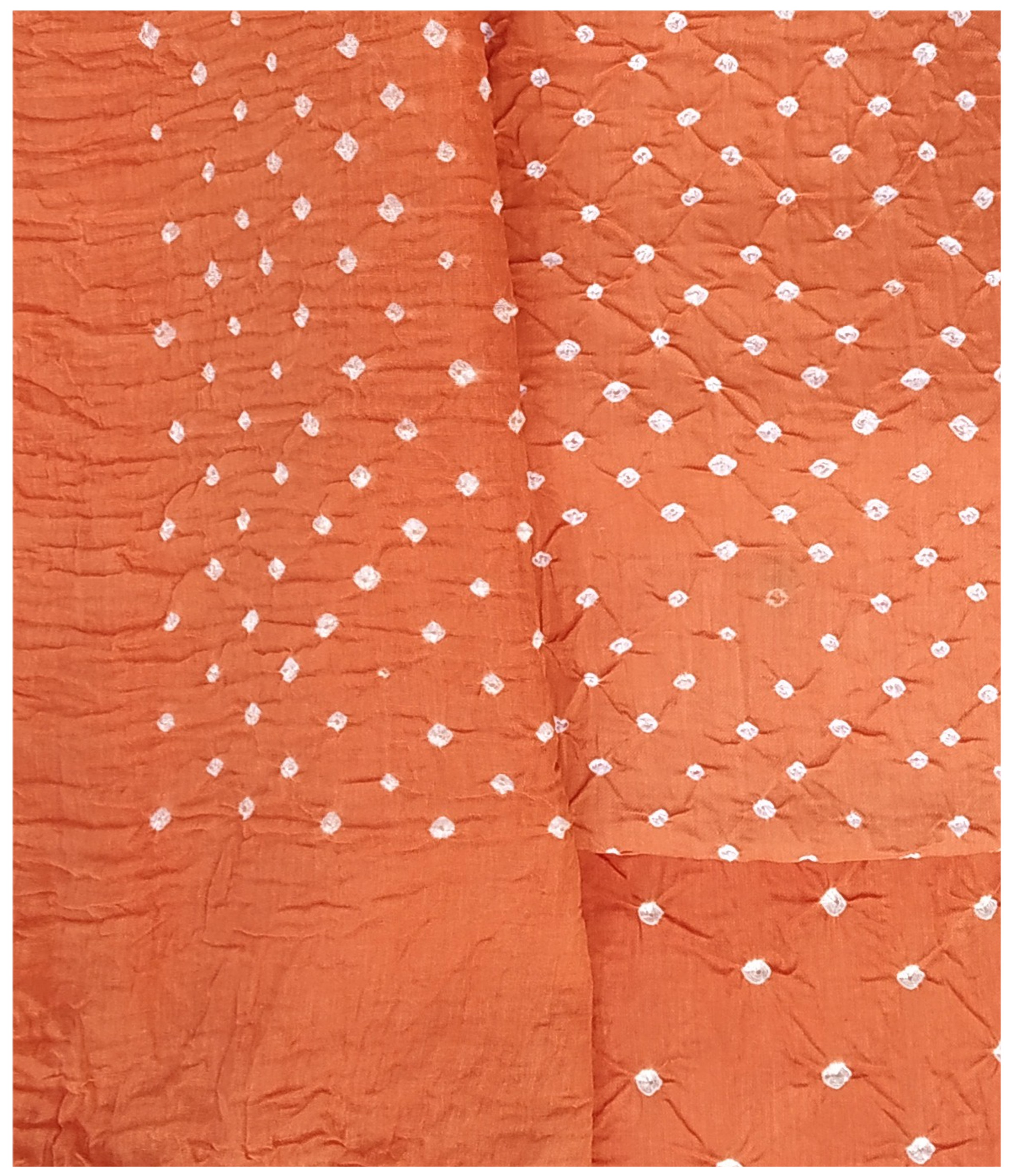 Peach Bandhani Dress - AHVAN Handicrafts