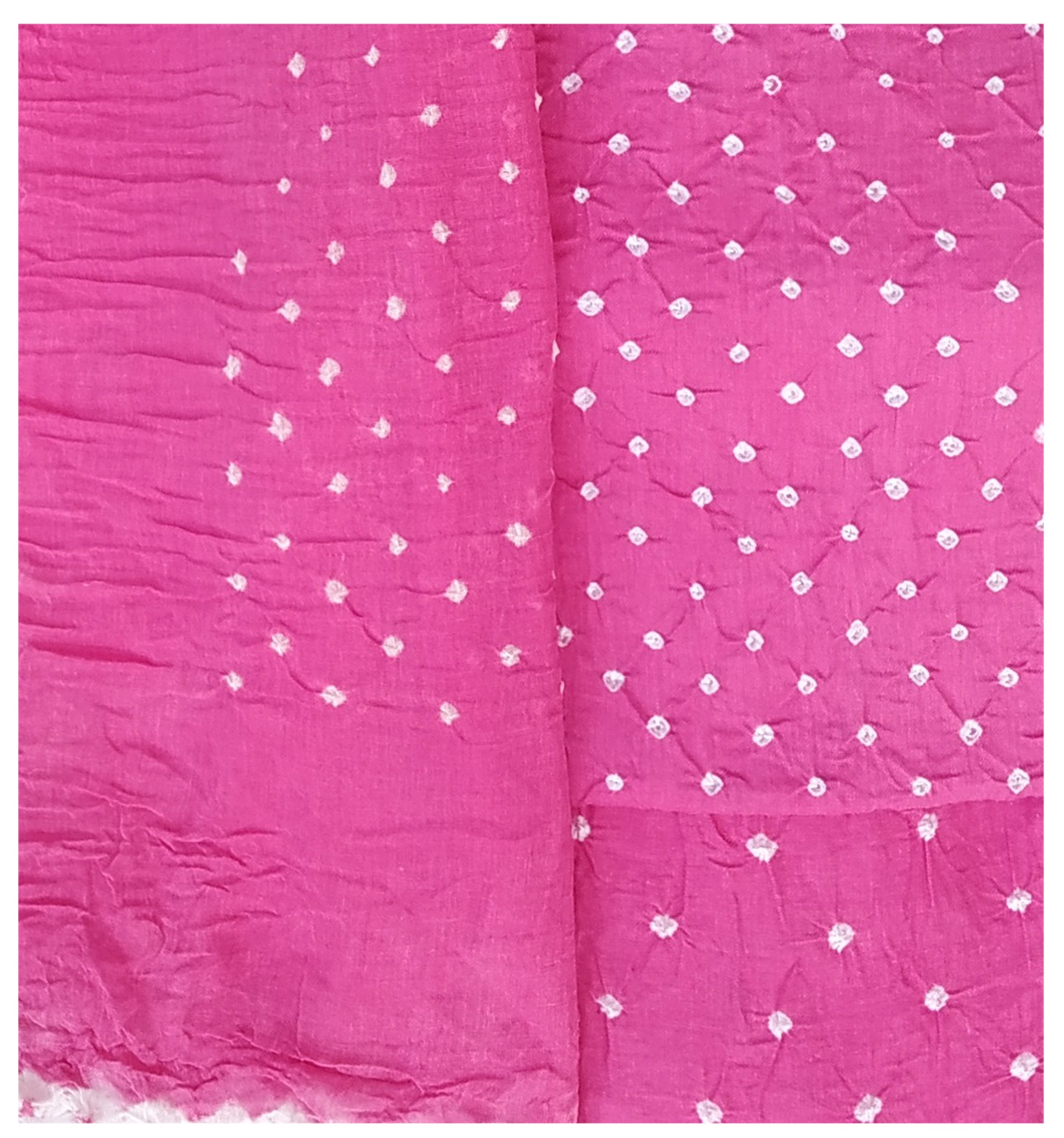 Pink Bandhani Dress - AHVAN Handicrafts