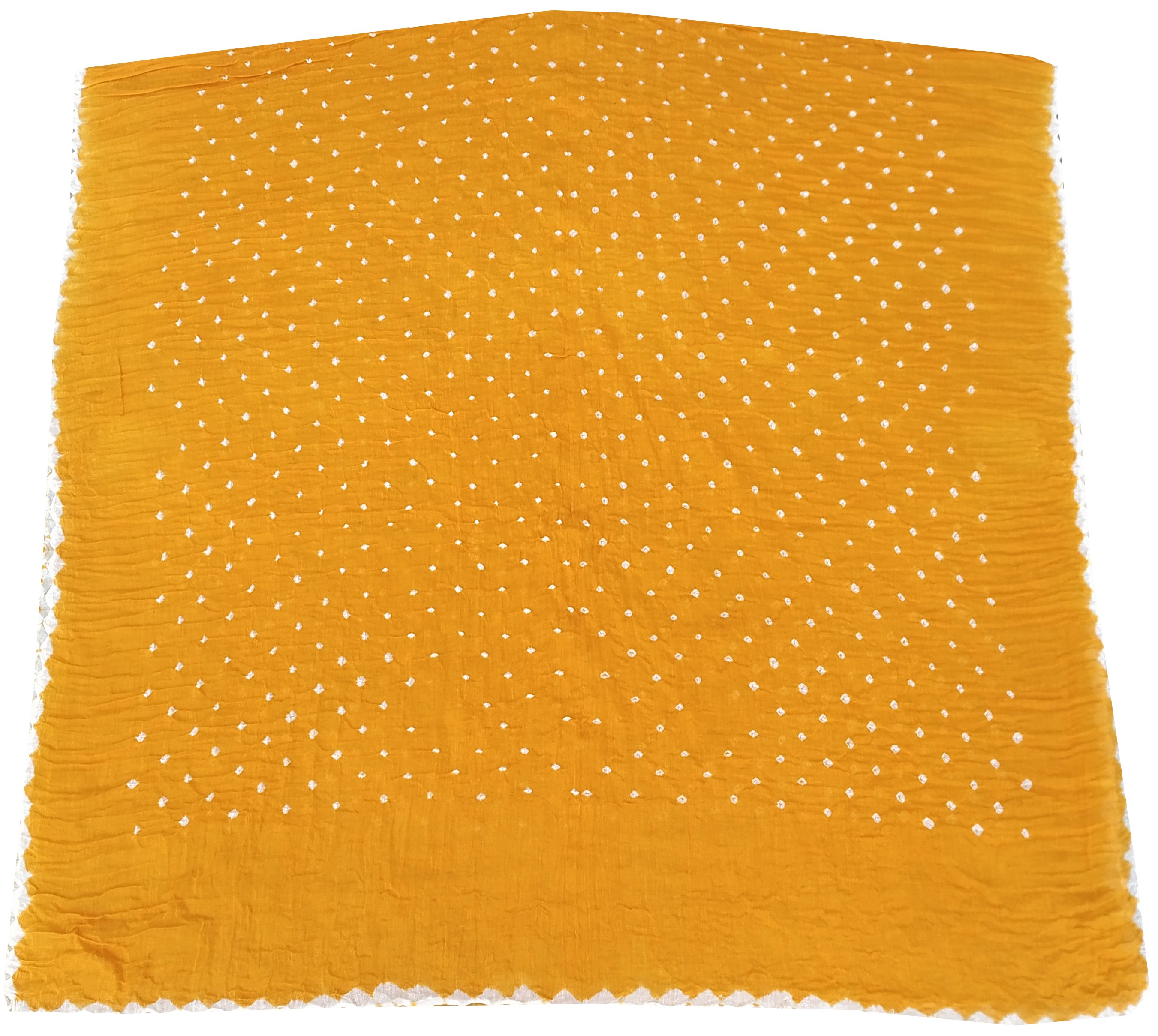 Golden Yellow Bandhani Dress - AHVAN Handicrafts